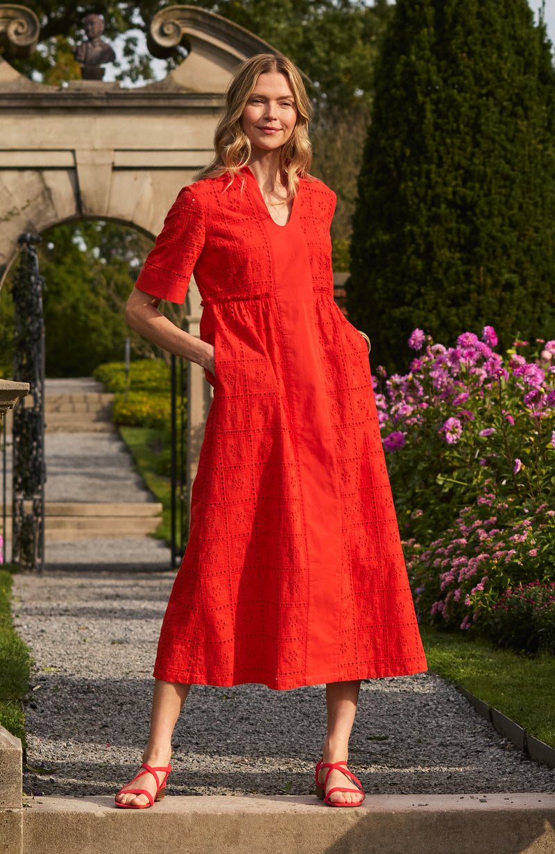 clementina eyelet maxi dress Tyler Boe Lane Cotton Eyelet Maxi (Grenadine, S)