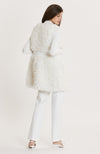 Crawford Faux Lamb Vest - Winter White