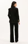 Goldie Velvet Jacket - Black