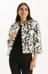 Ermin Jacket - Black White Spots