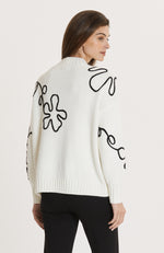 Novelty Soutache Sweater - Ivory