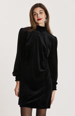 Marni Velvet Dress - Black