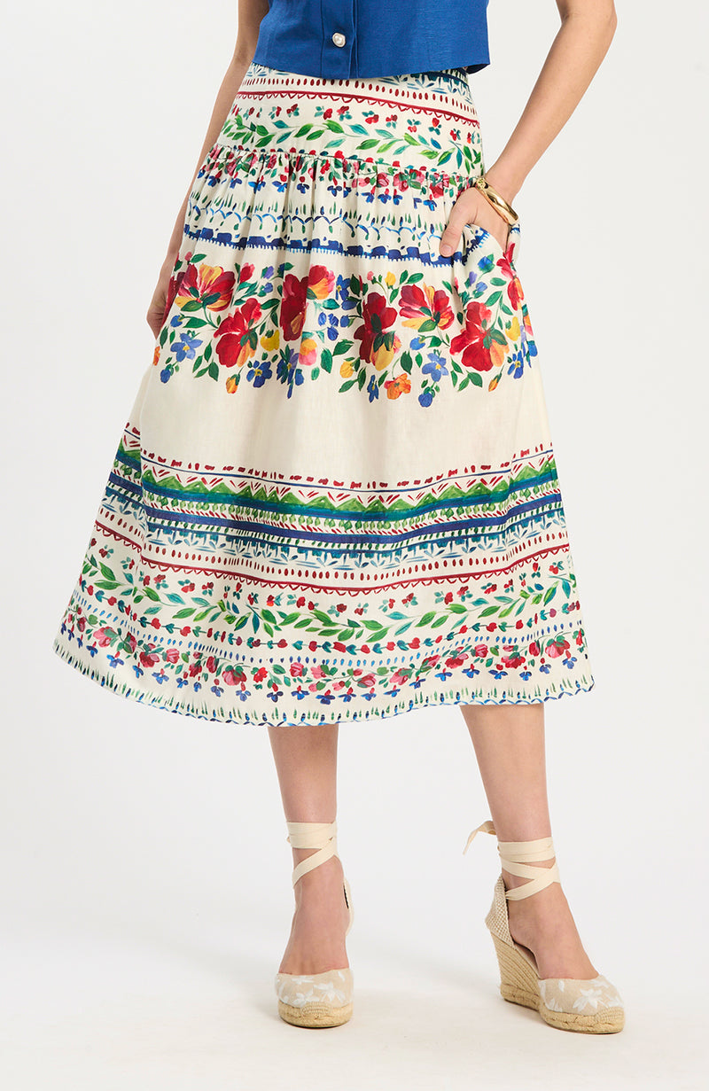 Cici Summer Soiree Skirt - Picnic Floral – tyler böe