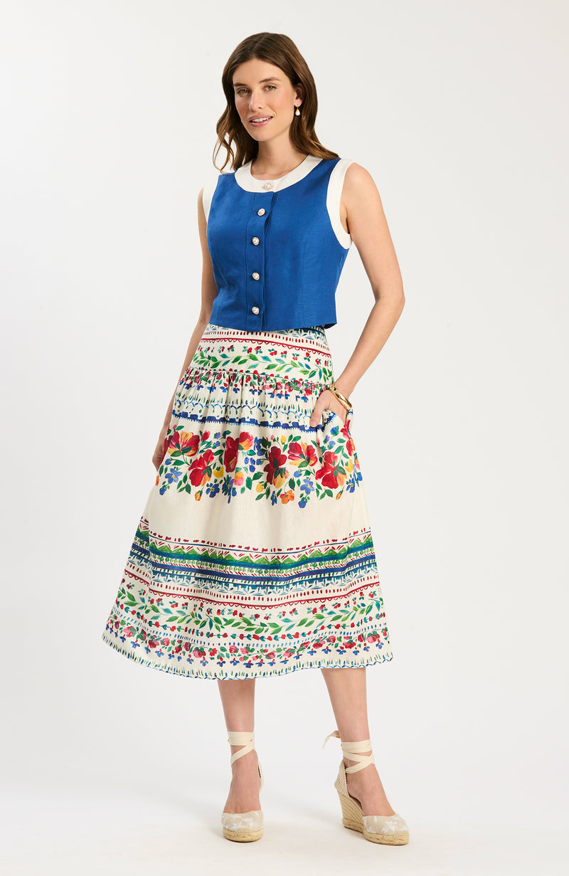 Cici Summer Soiree Skirt - Picnic Floral – tyler böe
