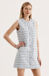 Alice Bouclé Dress - Light Blue