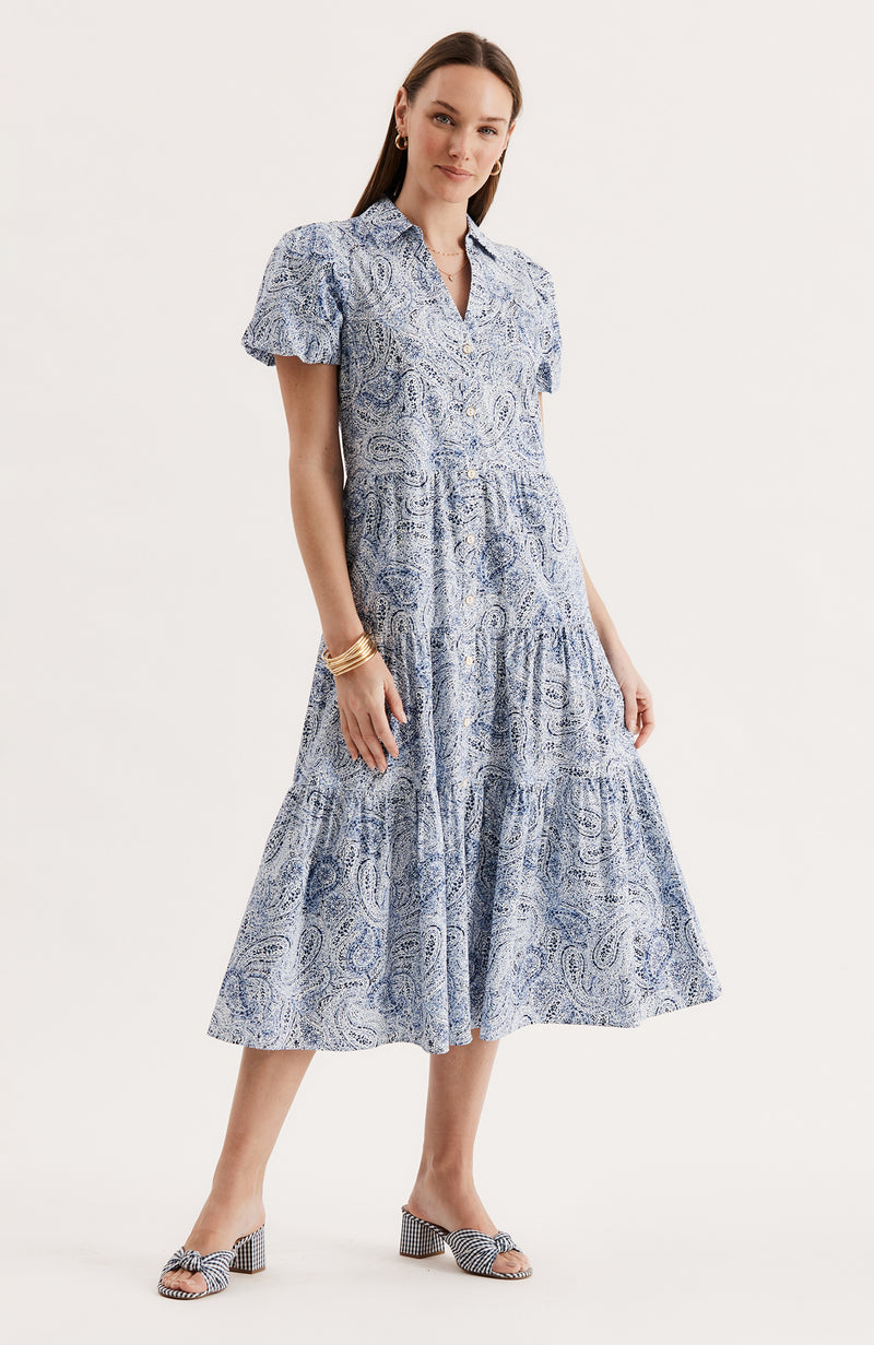 Olivia Paisley Maxi Dress - Paisley