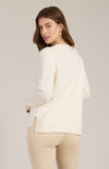 Cashmere Center Stitch Sweater - Ivory