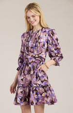 Penny Violet Floral Dress - Violet Floral