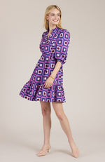 Karlie Graphic Geo Dress - Graphic Geo