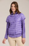 Shelly Cap Sleeve Puffer - Light Violet