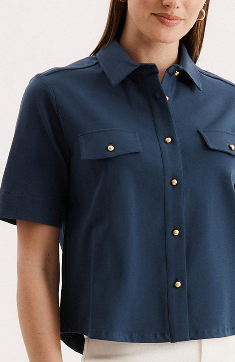 Classic Club Shirt - Navy