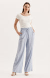 Palmer Striped Pant - Navy