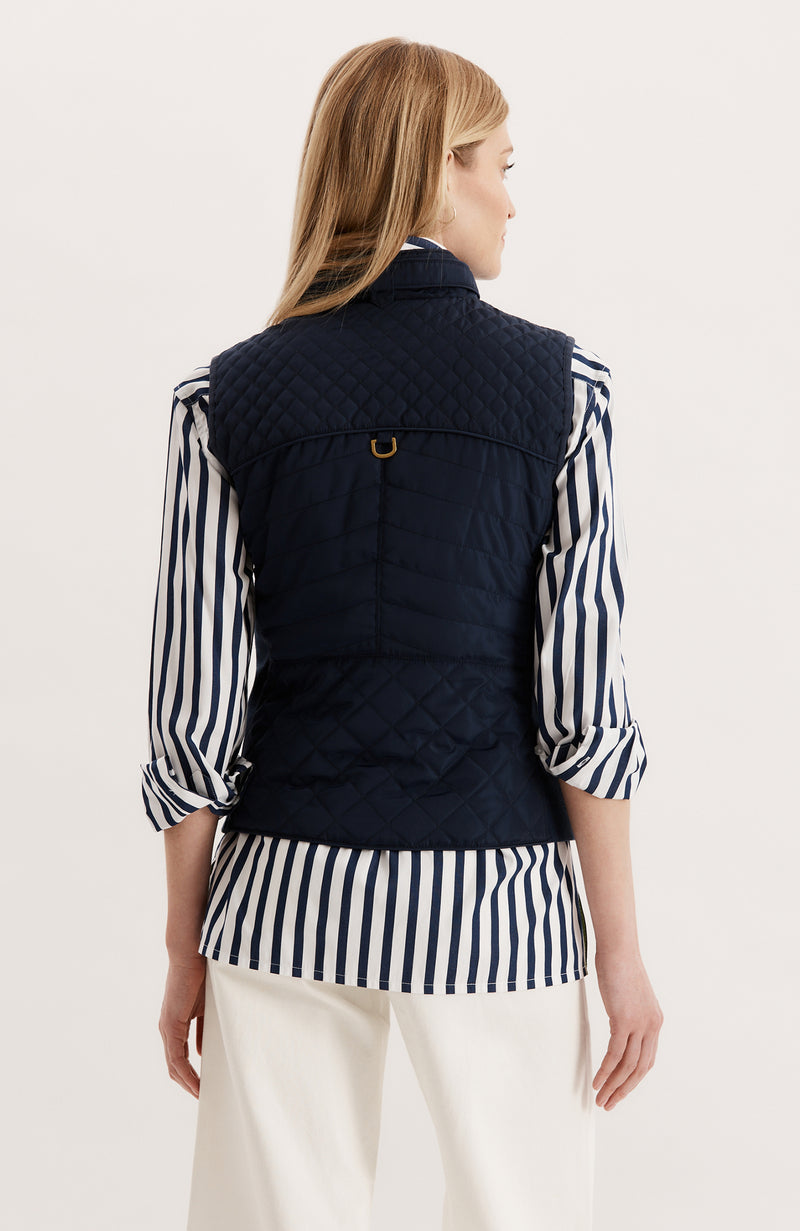 Moto Vest - Navy