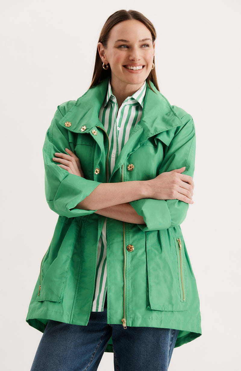 Newport Rain Slicker - Kelly Green