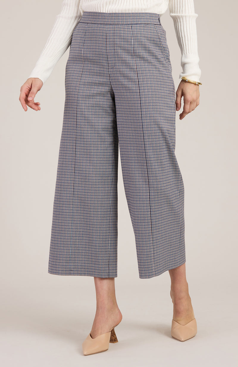 Payton Cotswold Plaid Cropped Pant - Cotswold Plaid