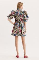 Lydia Watercolor Floral Dress - Watercolor Floral