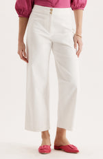 Victoria Dress Pant - White