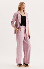 Palmer Striped Pant - Hot Pink