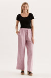 Palmer Striped Pant - Hot Pink