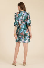 Vicky Watercolor Floral Dress - Watercolor Floral