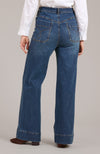 Flared High Rise Jean - Dark Denim