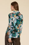 Chloe Silk Watercolor Floral Shirt - Watercolor Floral