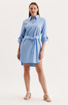 Emmaline Shirtdress - Porcelain