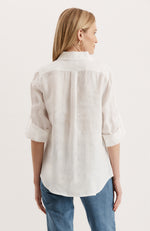 Addison Linen Shirt - White