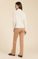 Cashmere Basketweave Sweater - Ivory