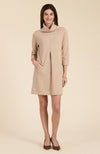 Kim Cotton Cashmere Dress - Light Camel