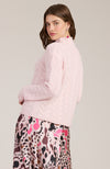 Cashmere Basketweave Sweater - Pink Mist