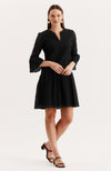 Ingrid Eyelet Dress - Black
