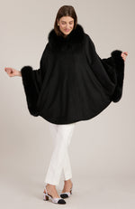 Cali Cape Coat - Black