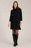 Kim Cotton Cashmere Dress - Black