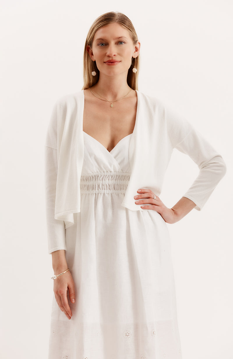 Shrug Cardigan - White