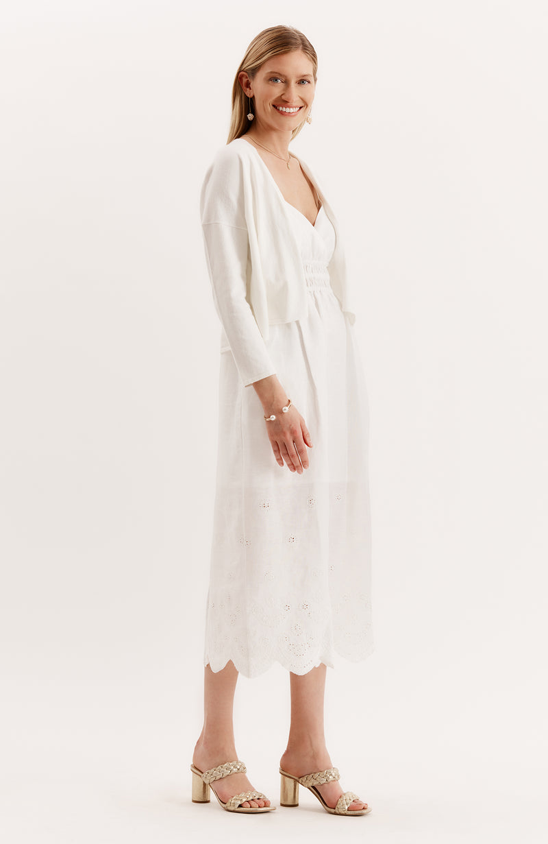 Shrug Cardigan - White