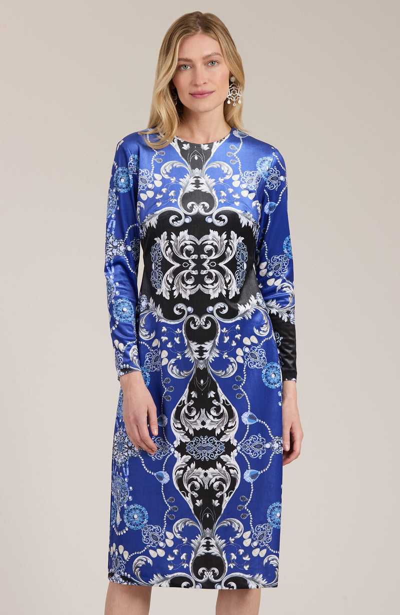 Dana Velvet Diamonds Dress - Diamonds & Sapphires