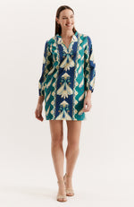 Paulie Appliqué Dress - Cabana Foulard