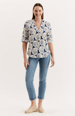 Anna Shell Shirt - Bellwether Blue