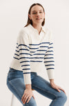 Ack Striped Sweater - Egret