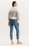 Ack Striped Sweater - Egret