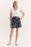 Emerson Ruffle Sleeve Tee - White