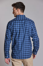 Wethersfield Plaid Long Sleeve Shirt - Multi Blue Plaid