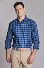 Wethersfield Plaid Long Sleeve Shirt - Multi Blue Plaid