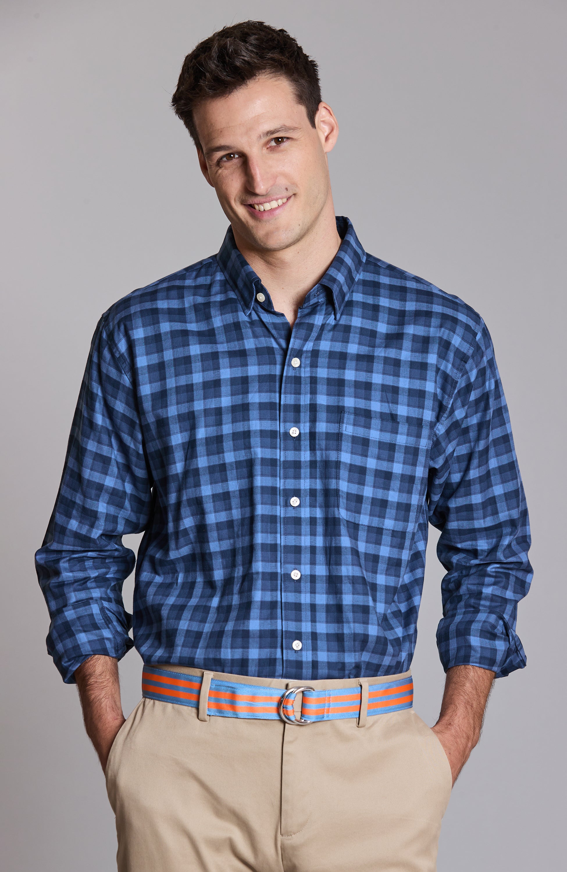 Wethersfield Plaid Long Sleeve Shirt