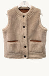 Hyland Sherpa Vest - Chestnut