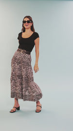Daphne Graphic Paisley Skirt - Graphic Paisley