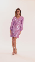 Porter Sequin Dress - Lavender