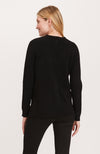 Cashmere Jersey Cardigan - Black