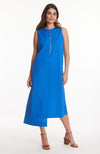 Cynthia Midi Wrap Dress - Bluebell